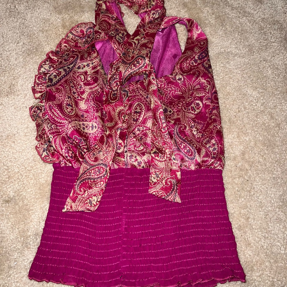 Western elastic blouse